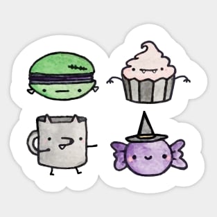 Tasty Little Monster Treats Sticker